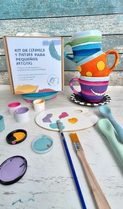 KIT ARTE CERAMICA: SET DE TAZA