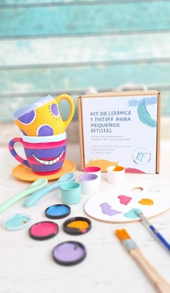 KIT ARTE CERAMICA: SET DE TAZA - comprar online