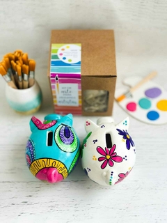 KIT ARTE CERAMICA: ALCANCIA CHANCHITO en internet