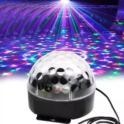 MEDIA ESFERA LED CON PARLANTE INALAMBRICO HYTOSHY LP-41
