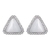 Brinco Triângulo Olho de Gato BC3654 - Lieka Bijoux