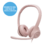 Auricular Logitech Headset Con Micrófono H390 Usb Rosa --- 981-001280
