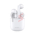 Auriculares ln-ear Inalambricos ARGOM Skeipods Pro E80 Bluetooth Blancos c/ Microfono --- ARG-HS-5080WT