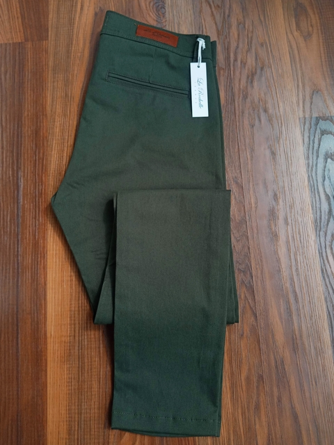 La Rochelle Pantalon Gabardina Verde