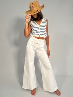 Jeans del pilar blanco - MULTIMARCA FO