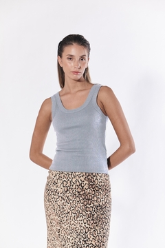 Musculosa Basic 72 Gris