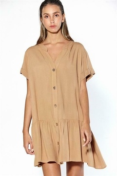 VESTIDO MANANTIALES CAMEL - MULTIMARCA FO