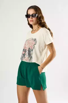 Short Cream Verde - comprar online