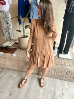 VESTIDO MANANTIALES CAMEL - comprar online