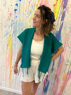 Poncho Happiness Verde