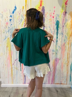 Poncho Happiness Verde - comprar online