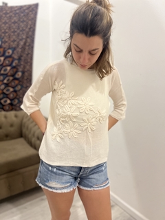 Sweater gardenia Crudo en internet