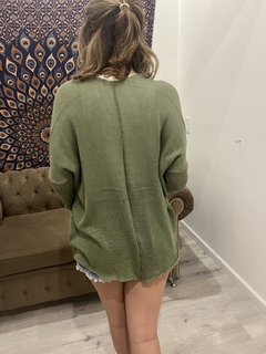 Cardigan nardo militar - comprar online