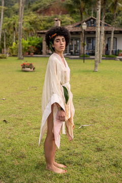 Kimono Clara Nunes Sob Medida (Linha Impressão Botânica) - loja online