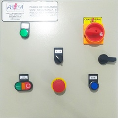 Painel de comando NR12 2cv 220v sem Freio Eletronico