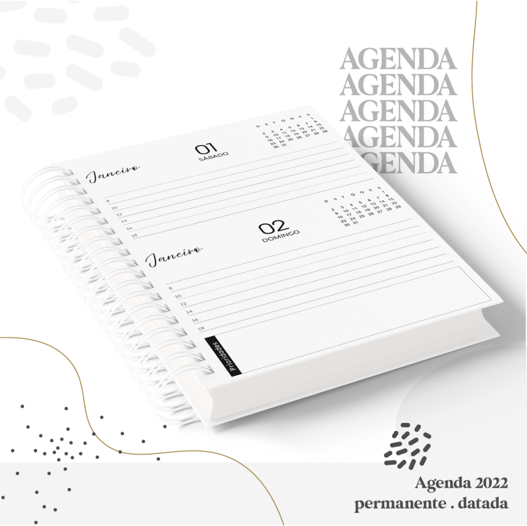 Agenda A6 personalizada 2022