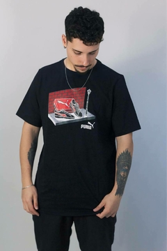 CAMISETA M/C GRAPHICS SNAEKER BOX TEE PUMA BLACK