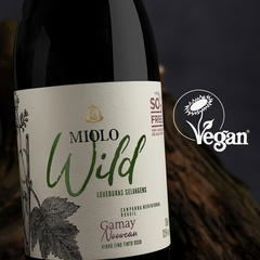 Vinho Miolo Wild Vegano Trebbiano Branco Gamay Tinto 750ml - loja online