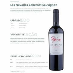 Vinho Los Nevados Tinto Cabernet Sauvignon Argentina 750ml na internet