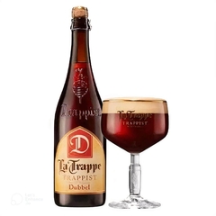 Kit Cerveja La Trappe Importada Holanda Garrafa 750ml e Taça - loja online