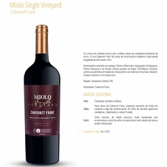 Vinho Miolo Linha Single Vineyard Tinto Branco Garrafa 750ml na internet