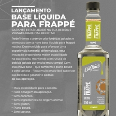 Preparo para Frappé DaVinci Base Líquida Zero Lactose 750ml - comprar online
