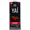 Suco Yaí Sabor Cranberry Zero Sódio Sem Açúcar Caixa 1000ml