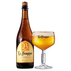 Kit Cerveja La Trappe Importada Holanda Garrafa 750ml e Taça na internet
