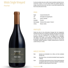 Vinho Miolo Linha Single Vineyard Tinto Branco Garrafa 750ml na internet