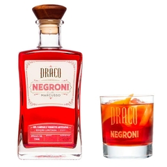 Negroni Draco Gin Vermuth Bitter Pronto para Consumo 750ml - loja online