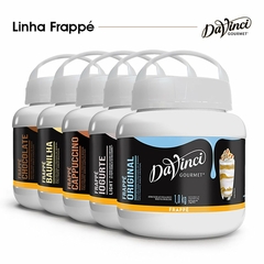 Frappé Da Vinci Preparo em Pó Bebida Sabor Original Pote 1Kg
