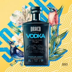 Vodka Draco Premium Craft Spirit of Brasil Pure Grain 750ml - Newness Atacado
