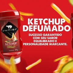 Ketchup Defumado Junior Molho Lanche Embalagem Pouch 1,1Kg - Newness Atacado