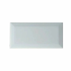 Azulejo Subway Blanco Mate Biselado 10x20 Strufaldi - comprar online