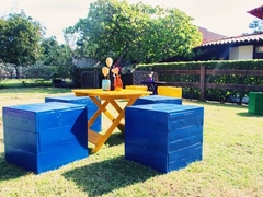 Mesa de Pallet Infantil para Aluguel