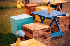 Mesa de Pallet Infantil para Aluguel