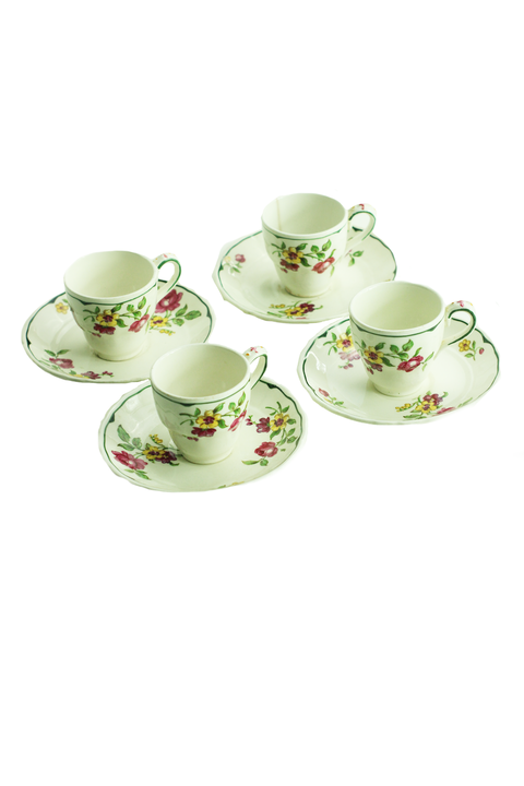 Conjunto de chá/café completo- Porcelana Real 00104