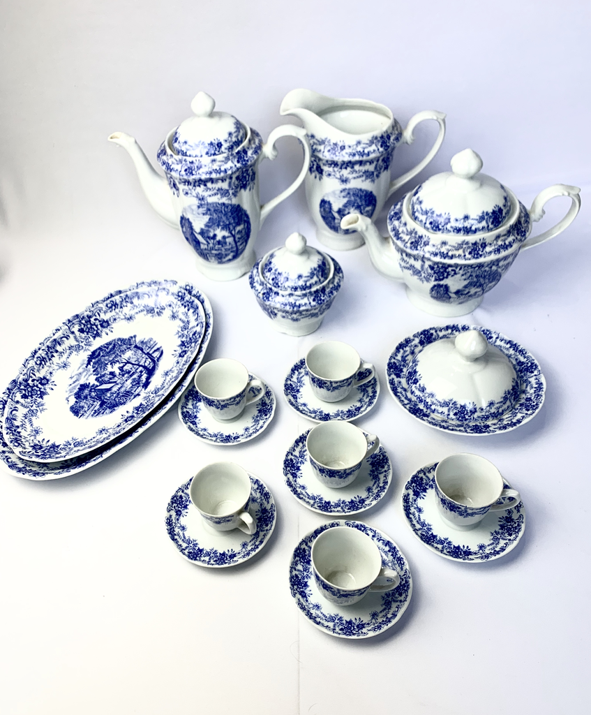 Conjunto de chá/café completo- Porcelana Real 00104