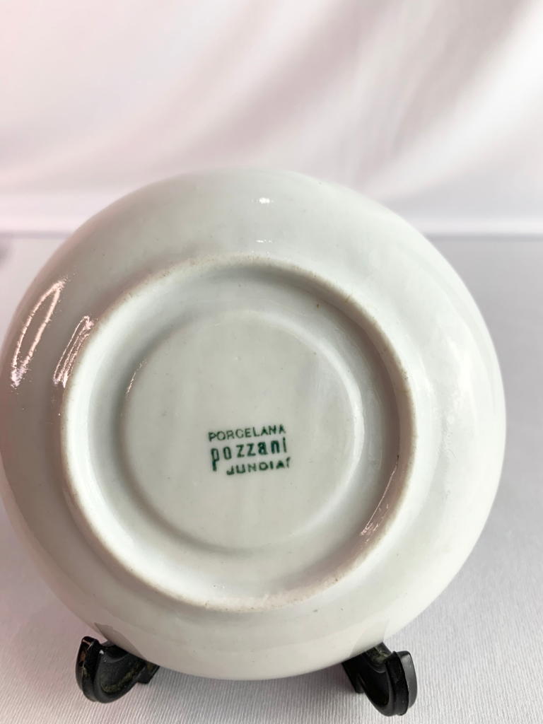 Conjunto De Chá E Café Porcelana Pozzani Antigo