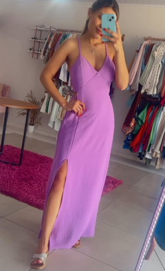 Vestido fenda - loja online