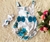 Bory baby girl floral azul