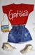 Conjunto gratidão jeans Red