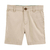 Shorts alfaiataria sarja areia Baby Carter menino