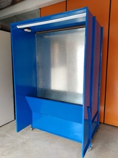 Cabine de Pintura com Cascata de Água Modelo Max - Eleva Cabines