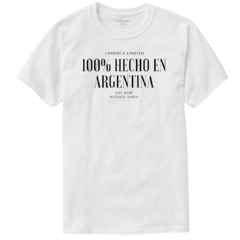 Remera HECHO EN ARGENTINA en internet