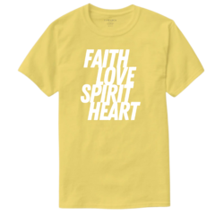 Remera FAITH LOVE SPIRIT HEART