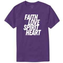 Remera FAITH LOVE SPIRIT HEART - comprar online