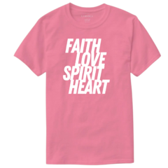 Remera FAITH LOVE SPIRIT HEART en internet