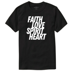 Remera FAITH LOVE SPIRIT HEART - LAMARCA