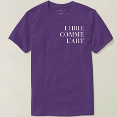 Remera LIBRE COMME L'ART en internet